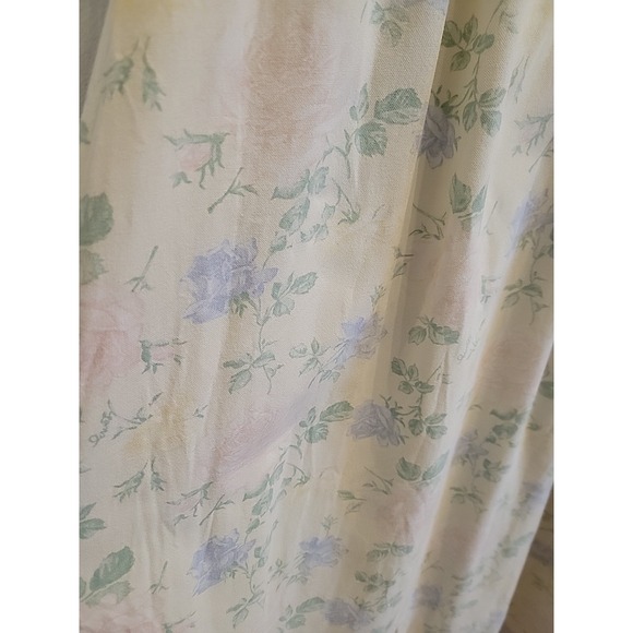 Lanz of Salzburg Night Gown Womens L Floral Eyelet Lace Vintage Cottage - Picture 8 of 14